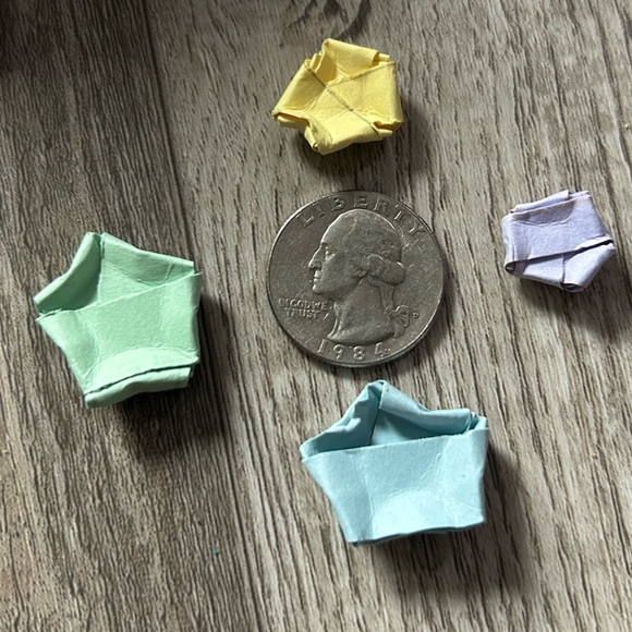 Handmade Assorted Paper Stars - Picture 3 of 6